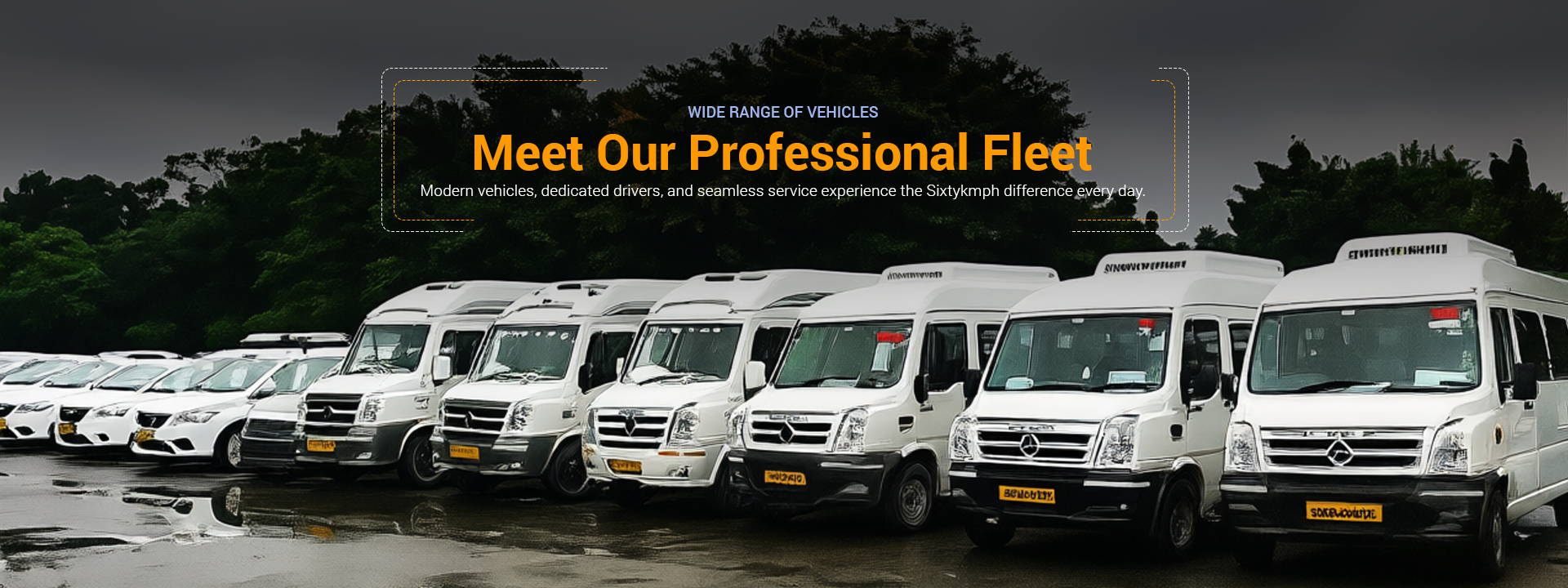 Meet Our Professional Fleet